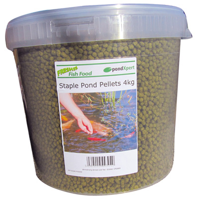 Staple Pellets Pond Food 4kg Tub